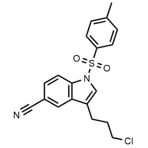 3-(3-Chloropropyl)-1-tosyl-1H-indole-5-carbonitrile|CS-0470361