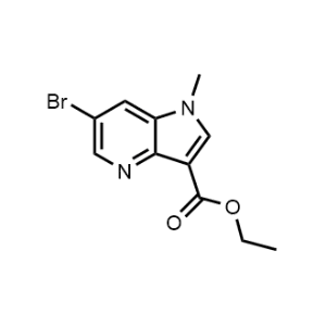 Ethyl 6-bromo-1-methyl-1H-pyrrolo[3,2-b]pyridine-3-carboxylate|CS-0470435