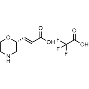 (R,E)-3-(morpholin-2-yl)acrylic acid compound with 2,2,2-trifluoroacetic acid 1:1|CS-0470526