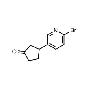 3-(6-Bromopyridin-3-yl)cyclopentan-1-one|CS-0470532