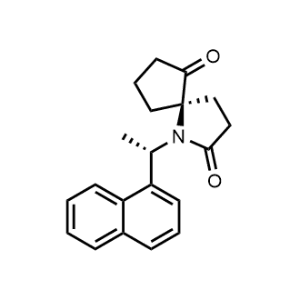 (R)-1-((S)-1-(naphthalen-1-yl)ethyl)-1-azaspiro[4.4]Nonane-2,6-dione|CS-0470602
