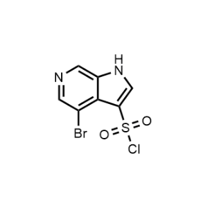 4-Bromo-1H-pyrrolo[2,3-c]pyridine-3-sulfonyl chloride|CS-0470677