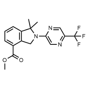 Methyl 1,1-dimethyl-2-(5-(trifluoromethyl)pyrazin-2-yl)isoindoline-4-carboxylate|CS-0470806