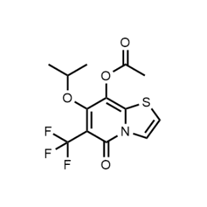 7-Isopropoxy-5-oxo-6-(trifluoromethyl)-5H-thiazolo[3,2-a]pyridin-8-yl acetate|CS-0471179