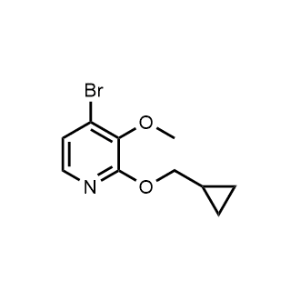 4-Bromo-2-(cyclopropylmethoxy)-3-methoxypyridine|CS-0471503