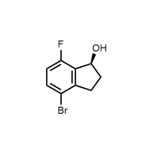 (S)-4-bromo-7-fluoro-2,3-dihydro-1H-inden-1-ol|CS-0471512