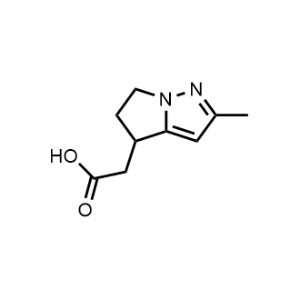 2-(2-Methyl-5,6-dihydro-4H-pyrrolo[1,2-b]pyrazol-4-yl)acetic acid|CS-0471607