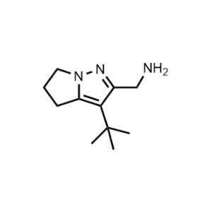 (3-(Tert-butyl)-5,6-dihydro-4H-pyrrolo[1,2-b]pyrazol-2-yl)methanamine|CS-0471626