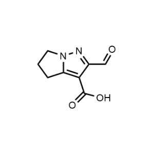 2-Formyl-5,6-dihydro-4H-pyrrolo[1,2-b]pyrazole-3-carboxylic acid|CS-0471640