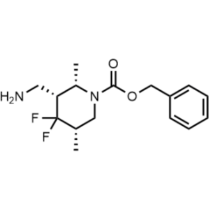 Benzyl (2S,3R,5S)-3-(aminomethyl)-4,4-difluoro-2,5-dimethylpiperidine-1-carboxylate|CS-0471815