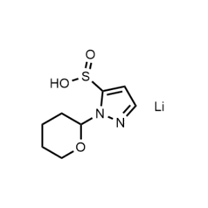 1-(Tetrahydro-2H-pyran-2-yl)-1H-pyrazole-5-sulfinic acid, lithium salt|CS-0471917