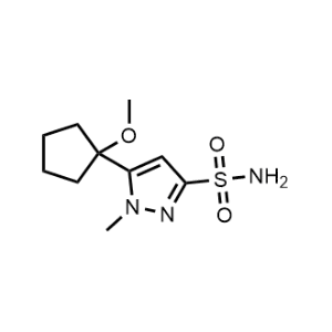 5-(1-Methoxycyclopentyl)-1-methyl-1H-pyrazole-3-sulfonamide|CS-0471925