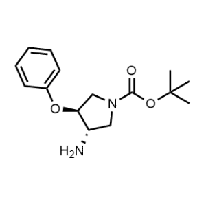 Tert-butyl (3S,4S)-3-amino-4-phenoxypyrrolidine-1-carboxylate|CS-0471950