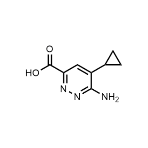 6-Amino-5-cyclopropylpyridazine-3-carboxylic acid|CS-0472120