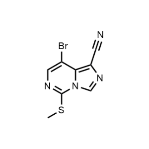 8-Bromo-5-(methylthio)imidazo[1,5-c]pyrimidine-1-carbonitrile|CS-0472187