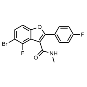 5-Bromo-4-fluoro-2-(4-fluorophenyl)-N-methylbenzofuran-3-carboxamide|CS-0472258
