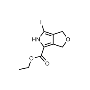 Ethyl 6-iodo-3,5-dihydro-1H-furo[3,4-c]pyrrole-4-carboxylate|CS-0472265