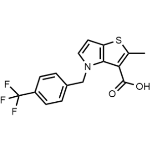 2-Methyl-4-(4-(trifluoromethyl)benzyl)-4H-thieno[3,2-b]pyrrole-3-carboxylic acid|CS-0472278