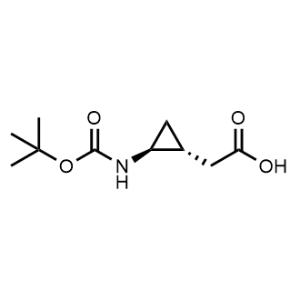 2-((1R,2S)-2-((tert-butoxycarbonyl)amino)cyclopropyl)acetic acid|CS-0472557