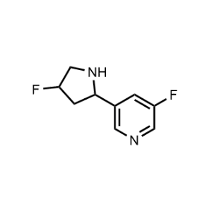 3-Fluoro-5-(4-fluoropyrrolidin-2-yl)pyridine|CS-0472587