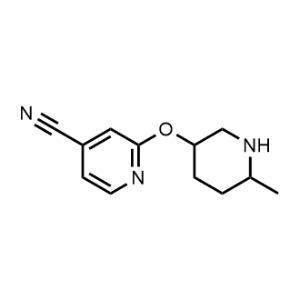 2-((6-Methylpiperidin-3-yl)oxy)isonicotinonitrile|CS-0472715