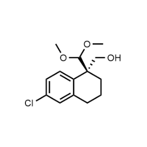 (S)-(6-chloro-1-(dimethoxymethyl)-1,2,3,4-tetrahydronaphthalen-1-yl)methanol|CS-0472956