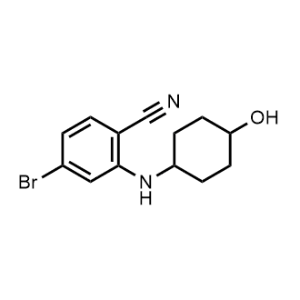 4-Bromo-2-((4-hydroxycyclohexyl)amino)benzonitrile|CS-0472973