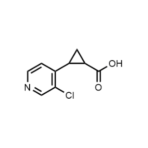 2-(3-Chloropyridin-4-yl)cyclopropane-1-carboxylic acid|CS-0473140