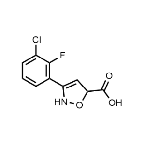 3-(3-Chloro-2-fluorophenyl)-2,5-dihydroisoxazole-5-carboxylic acid|CS-0473249