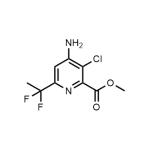 Methyl 4-amino-3-chloro-6-(1,1-difluoroethyl)picolinate|CS-0473407