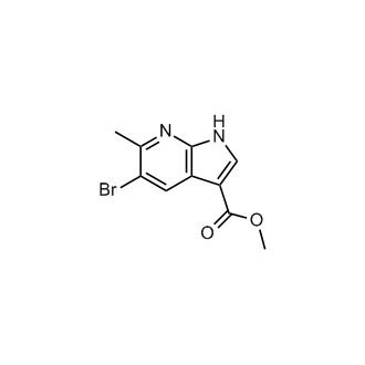 Methyl 5-bromo-6-methyl-1H-pyrrolo[2,3-b]pyridine-3-carboxylate|CS-0473516