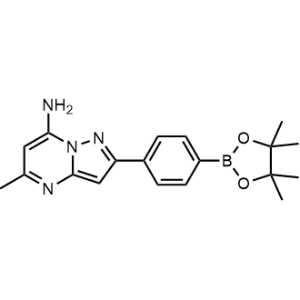 5-Methyl-2-(4-(4,4,5,5-tetramethyl-1,3,2-dioxaborolan-2-yl)phenyl)pyrazolo[1,5-a]pyrimidin-7-amine|CS-0473575