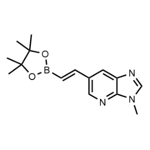 (E)-3-methyl-6-(2-(4,4,5,5-tetramethyl-1,3,2-dioxaborolan-2-yl)vinyl)-3H-imidazo[4,5-b]pyridine|CS-0473597