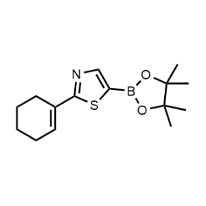 2-(Cyclohex-1-en-1-yl)-5-(4,4,5,5-tetramethyl-1,3,2-dioxaborolan-2-yl)thiazole|CS-0473626