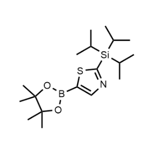 5-(4,4,5,5-Tetramethyl-1,3,2-dioxaborolan-2-yl)-2-(triisopropylsilyl)thiazole|CS-0473632