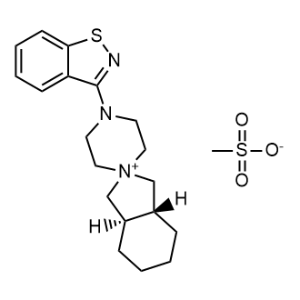 (3AR,7aR)-4'-(benzo[d]isothiazol-3-yl)octahydrospiro[isoindole-2,1'-piperazin]-2-ium methanesulfonate|CS-0473668