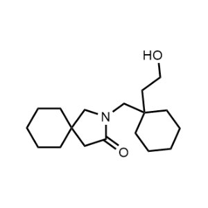 2-((1-(2-Hydroxyethyl)cyclohexyl)methyl)-2-azaspiro[4.5]Decan-3-one|CS-0473685