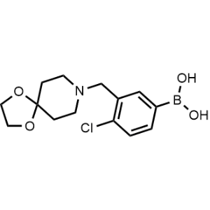 (3-((1,4-Dioxa-8-azaspiro[4.5]Decan-8-yl)methyl)-4-chlorophenyl)boronic acid|CS-0473747
