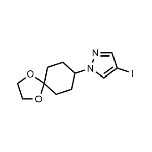 4-Iodo-1-(1,4-dioxaspiro[4.5]Decan-8-yl)-1H-pyrazole|CS-0473831