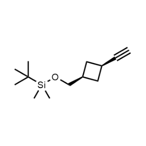 Tert-butyl(((1s,3s)-3-ethynylcyclobutyl)methoxy)dimethylsilane|CS-0474338