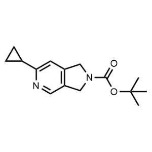 Tert-butyl 6-cyclopropyl-1,3-dihydro-2H-pyrrolo[3,4-c]pyridine-2-carboxylate|CS-0474832