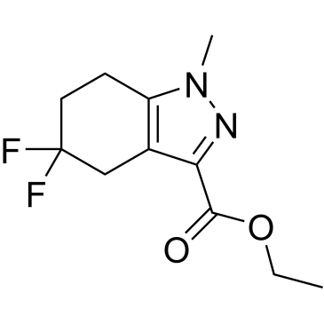 Ethyl 5,5-difluoro-1-methyl-4,5,6,7-tetrahydro-1H-indazole-3-carboxylate|CS-0475213
