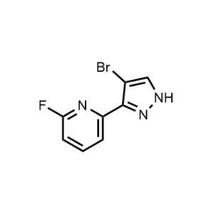 2-(4-Bromo-1H-pyrazol-3-yl)-6-fluoropyridine|CS-0475250