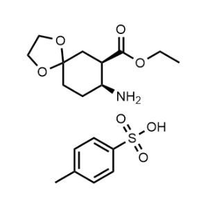 Ethyl (7R,8S)-8-amino-1,4-dioxaspiro[4.5]Decane-7-carboxylate 4-methylbenzenesulfonate|CS-0475361