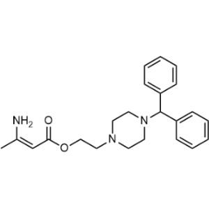 2-(4-Benzhydrylpiperazin-1-yl)ethyl (Z)-3-aminobut-2-enoate|CS-0475726