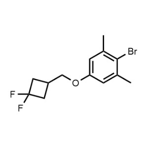 2-Bromo-5-((3,3-difluorocyclobutyl)methoxy)-1,3-dimethylbenzene|CS-0475873