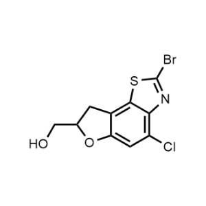 (2-Bromo-4-chloro-7,8-dihydrobenzofuro[5,4-d]thiazol-7-yl)methanol|CS-0475928