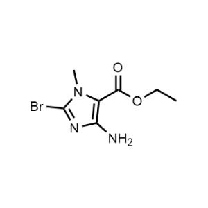 Ethyl 4-amino-2-bromo-1-methyl-1H-imidazole-5-carboxylate|CS-0476111