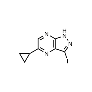 5-Cyclopropyl-3-iodo-1H-pyrazolo[3,4-b]pyrazine|CS-0476125