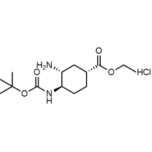 Ethyl (1R,3R,4R)-3-amino-4-((tert-butoxycarbonyl)amino)cyclohexane-1-carboxylate hydrochloride|CS-0476192